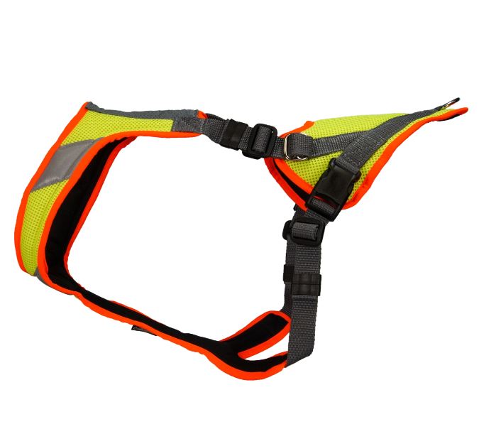 Harnais Mantrail-V avec réflecteur et cordelette - Grossenbache