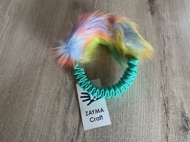 Tug Fausse fourrure en forme d’anneau – Taille M – Couleur Menthe