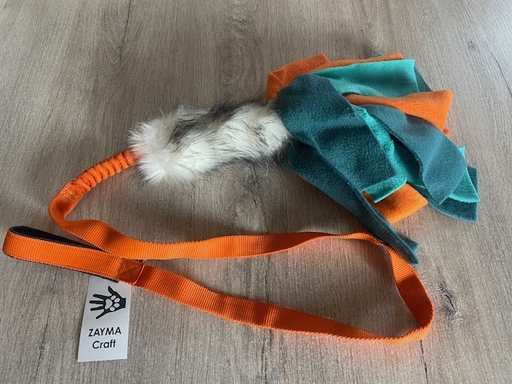 [Zayma001] Tug Fausse fourrure et polaire avec couineur – Couleur orange